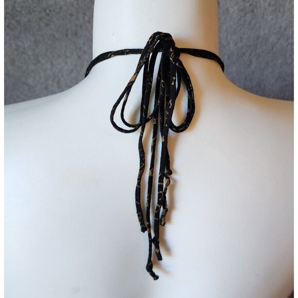 Intimately Free People Women's High Halter Neck Romper Playsuit Side Cutouts L - Picture 10 of 16